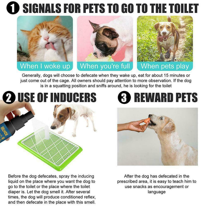 Dog Potty Training Aid Puppy Pet Toilet Training Spray Toilet 30ml 22 E1C6