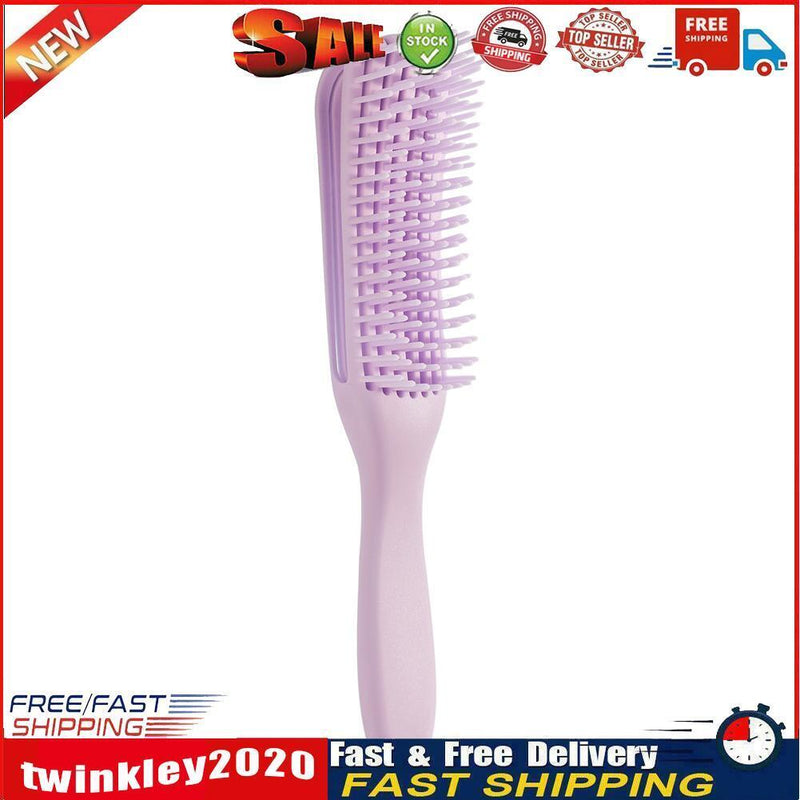 Detangling Hair Scalp Massage Comb Wet Curly Styling Hairbrush(Purple) Newly