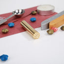 Cylindrical Sealing Wax Brass Envelope Retro Seal Stamp Round Bar Customs Supply