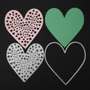2pcs Love Heart Cutting Die Stencil DIY Scrapbooking Photo Album Cards Handmade