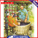 Oil Paint By Numbers Picture DIY Painting Old Lady Friend Acrylic Paint Decor