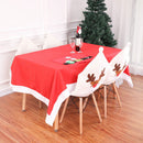 Christmas Chair Covers - Xmas Restaurant Holiday Festival Party Decor 4 Pieces