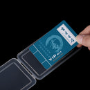 Holder Plastic Protection Sleeve IC Card Holder Business Card Case Transparent