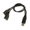 USB 2.0A Male To Dual USB Female Jack Y Splitter Hub Co Power Q2Y3 Hot E2M4