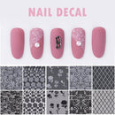 Nail Stickers Sexy Lips Water Decals Wraps Cartoon Sliders for Nail Decoratio