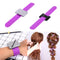 Salon Magnetic Bracelet Wrist Band Strap Hair Clip Hairdressing (Purple)
