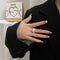 With Crystal Double Layer Popular Accessories Aadjustable Ring Jewelry