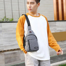 Casual Crossbody Chest Sling Bags Canvas Men Shoulder Messenger Sports Hand