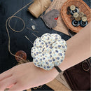 Home Supplies Elastic Wrist Strap Pumpkin Shap Sewing Pin Cushion Needle Holder