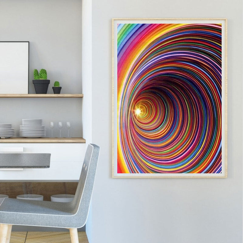 #A Vortex 5D DIY Diamond Painting Kits Full Round Drill Wall Decor Rhinestone Ar