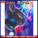 Handmade Fantasy Starry Cat 5D DIY Full Round Drill Drawing Kit Diamond Paint