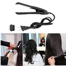 Mini Hair Straightener Flat Iron Curler  Ceramic Tourmaline Plates(Black)