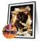 Full Drill Money Cat Tree 5D Diamond DIY Painting Craft Home Decor Newly