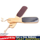 Double-sided Foot File Care Dead Skin Callus Remover Pedicure Tool Wood Newly