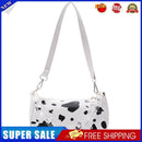 Fashion Cow Pattern Women Shoulder Bag Clear Acrylic Chain Tote Handbag (1)