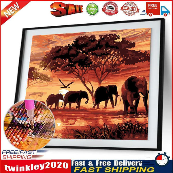 Diamond Painting Animal Worlds Cross Stitch Embroidery Wall Stickers Decor Newly