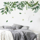 Tropical Leaves Green Plant Wall Stickers Home Decor Art Murals Room DIY D5K4