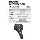 WEST BIKING Bike Saddle MTB Mountain Silica Seat Gel Cycling Shockproof Cushion