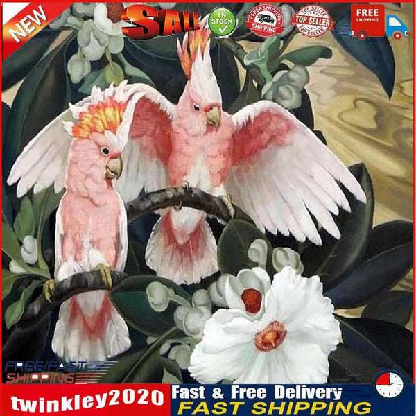 5D DIY Full Drill Diamond Painting Bird and Flower Embroidery Mosaic Kit Newly