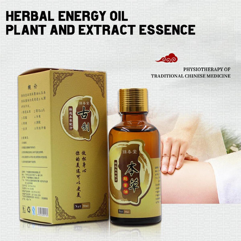 50ml Herbal Massage Essential Oil Through The Meridian Active Joint Energy Oil`