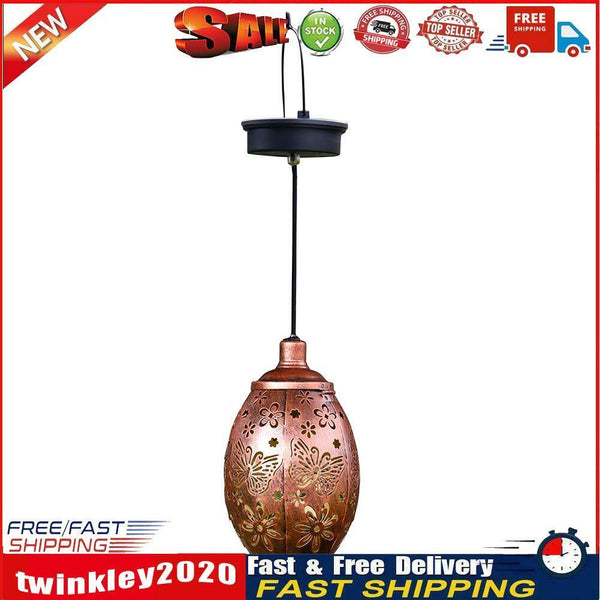 Solar Powered LED Garden Lawn Lamp Waterproof Retro Hanging Lantern Light Newly