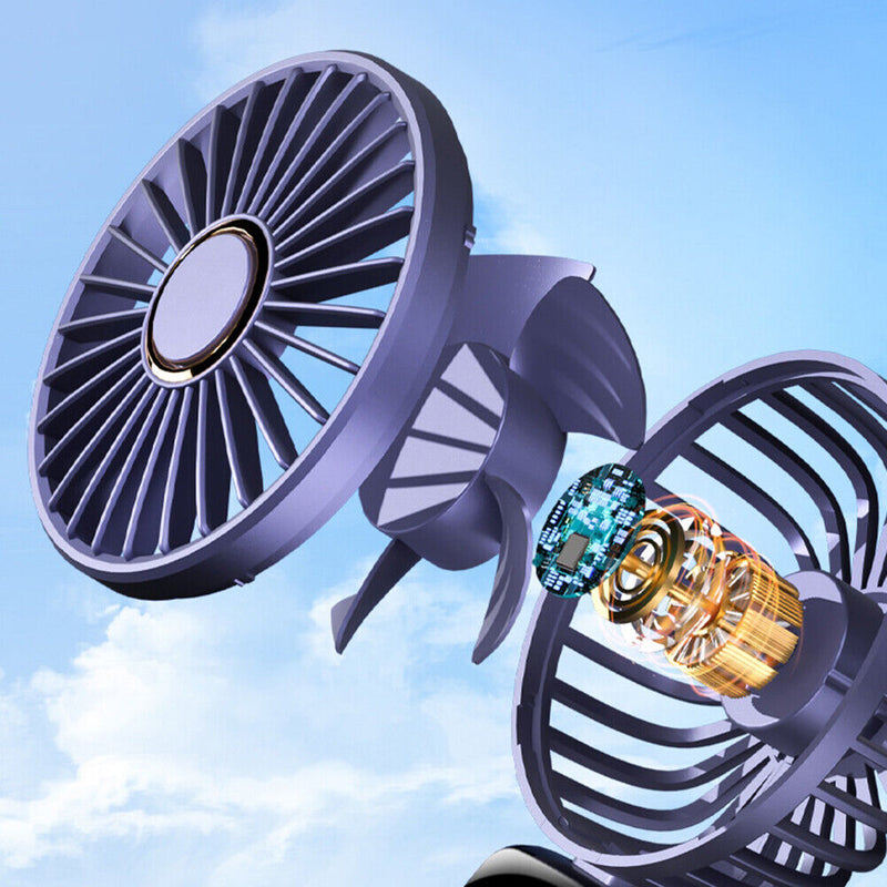 #A Portable Handheld Fan Outdoor Sports Wearable Neckband Fans for Summer Coolin