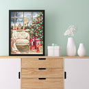 Full Embroidery Christmas Tree Present 11CT Printed Cross Stitch Cotton Decor
