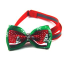 Holidays Snow Flakes Dog Cat Necktie Christmas Collar Adjustable Pet Bow Ties