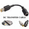 For Lenovo Thinkpad Round Jack to Square Plug Adapter Charger Power Converter`