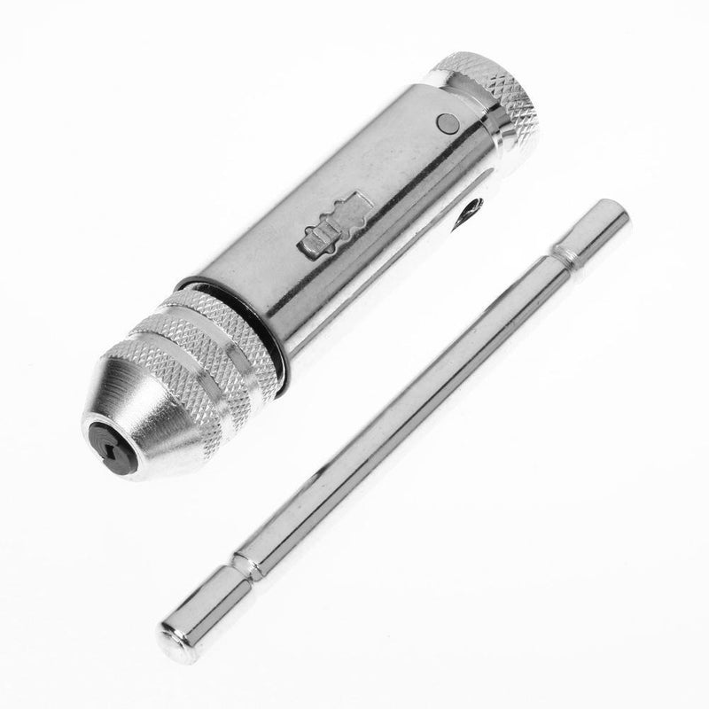 5pcs T-handle Screw Tap Ratchet Taps with Spanner Wrench Drift Holder Set Newly