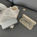 Solid Color Compressive Simplicity Case Tin Box Glasses Box Glasses Storage
