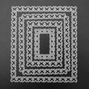 4pcs Metal Cutting Dies Stencils for DIY Scrapbook (Rectangular Butterfly)-