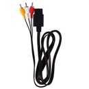 1.8m 6FT AV TV RCA Game Video Cable Cord for Snes Nintendo 64 N64