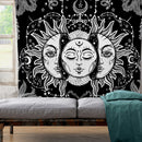 Abstract Sun Moon Wall Hanging Tapestry Room Decor Background (100x75cm)