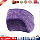 Winter Warm Double-Layer Fleece Scarf Neck Cover for Women Men (Purple)