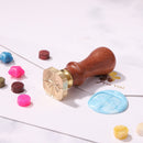DIY Square Present Sealing Wax Stamp Wedding Custom Invitations Metal Head Decor