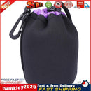 Neoprene Camera Lens Pouch Drawstring Waterproof Shockproof Soft Bag (M) Newly
