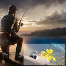 akaddy Fishing Lure False Frogs Shape Soft Bait w/Single Steel Hook (Yellow)