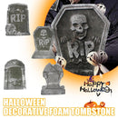 Large Foam Halloween Stake Scary Tombstones Cemetery Decoration Outdoor Props{