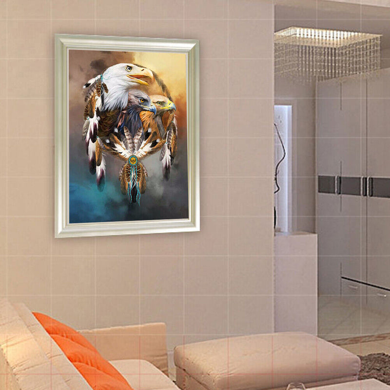 Gleda 5D Diamond DIY Painting Craft Kit Home Decoration Rhinestone + Canvas Diamond