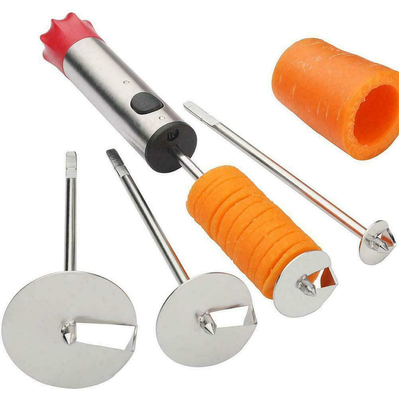 Multipurposes Vegetable Corers Steel Drill Vegetable Fruit Corers J0K8