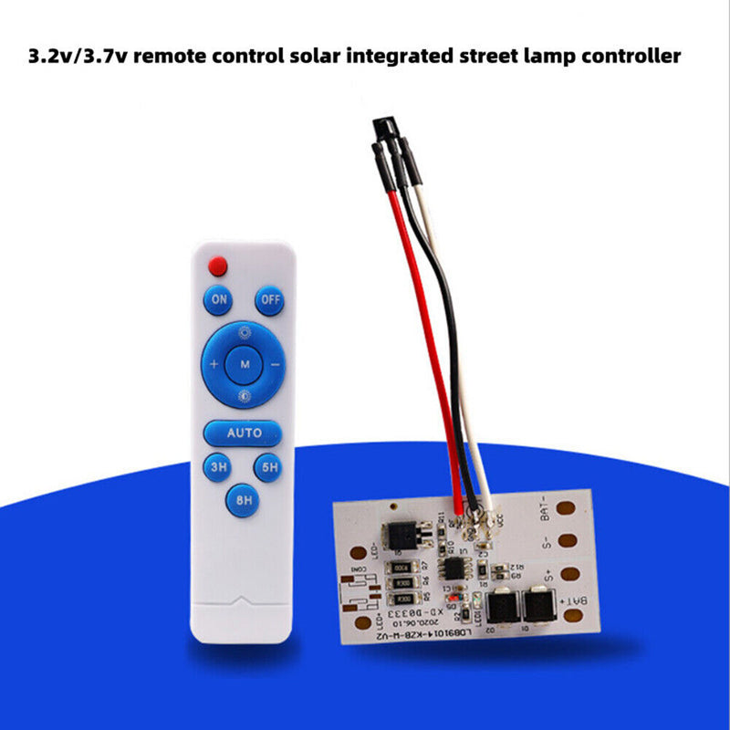3.2V 3.7V Solar Charging LED Ceiling Light Circuit Board Controller with Remote