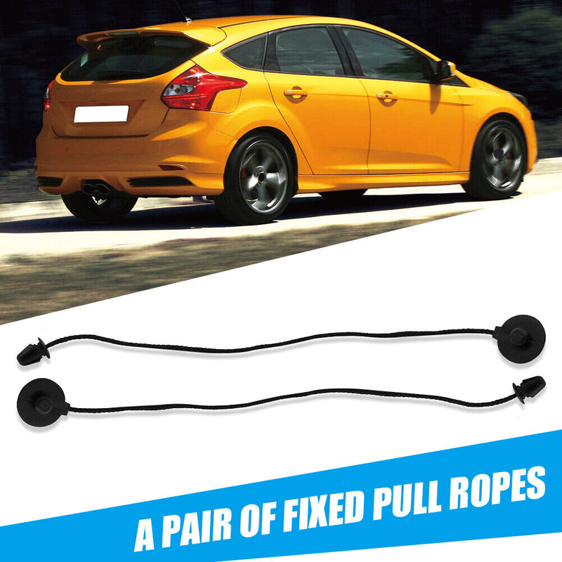 2pcs Plot Shelf Fixing Strap Cord String for Ford Focus Hatchback 2012-2017