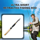 Ultra Short Telescopic Mini Spinning Fishing Rod Carbon Fiber Pole (1.8m)