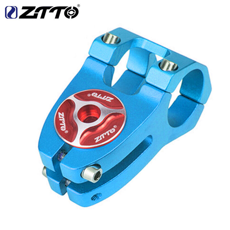ZTTO Cycling Stem Bicycle Aluminium 31.8mm MTB Bike Handlebar Stem (Blue) Newly