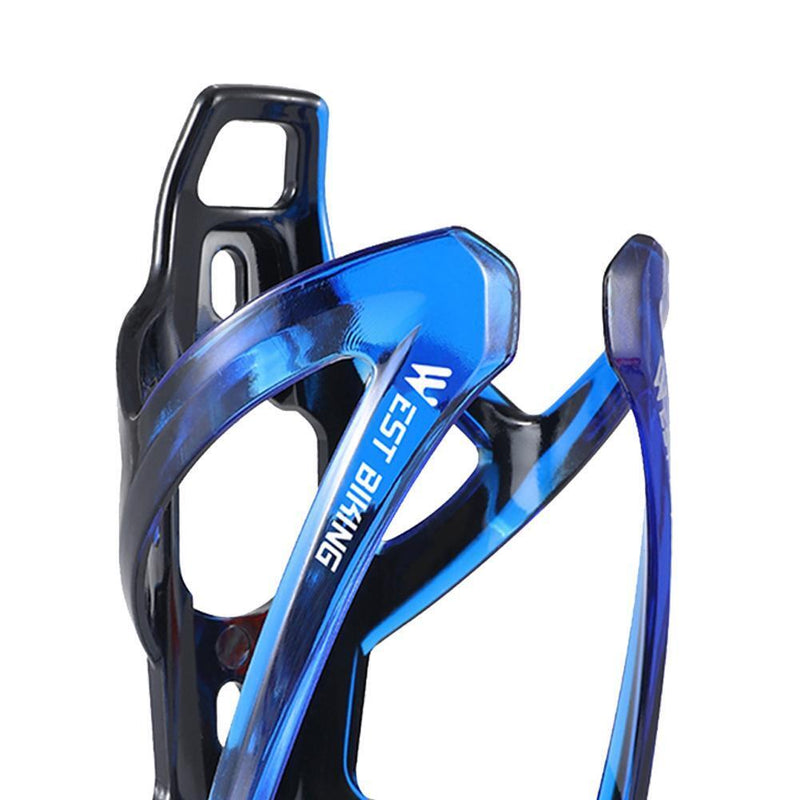 WEST BIKING Water Bottle Holder MTB Road Bike Kettle Cage (Black Blue)