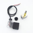 Oil free air compressor solenoid valve check valve outlet valve