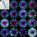 2x Bike Light No Battery Strip LED Mountain Bicycle Two-Sided Color Warning Lamp