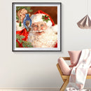 Diamond Painting 5D Full Round Drill Mosaic DIY Happy Santa Claus Wall Decor Kit