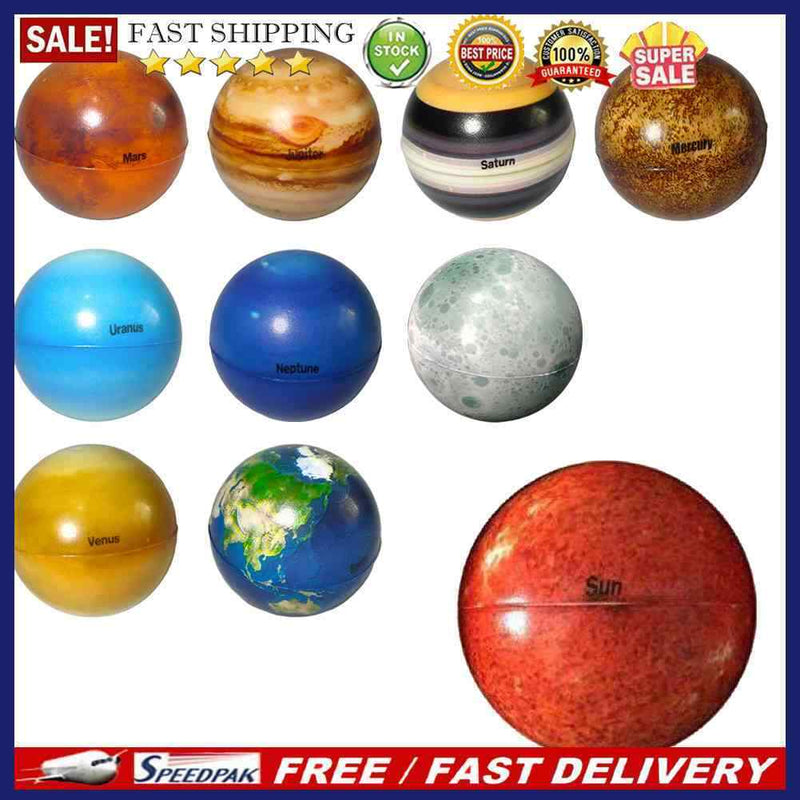 Mini Early Educational Planet Ball Child Bouncy Moon Star Globe Universe Mode